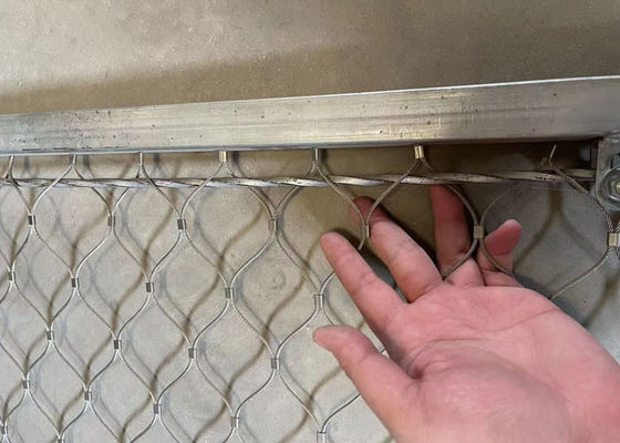 SS304 Stainless Steel Cable Netting with 7x7 and 7x19 High Tensile Strength for Architectural Wire Mesh