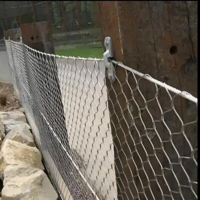 316 Flexible Stainless Steel X Tend Cable Mesh For Zoo Enclosure Safety Fence