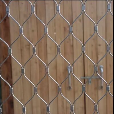 304 Stainless Steel Cable Fence  Mesh For  Fall Protection Bird Drone Zoo Animal Cage