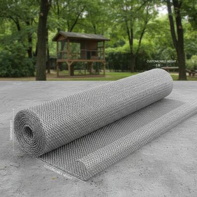 Horizontal aviary mesh customized height versatile mesh suitable for aviary fencing and bird aviary safety applications