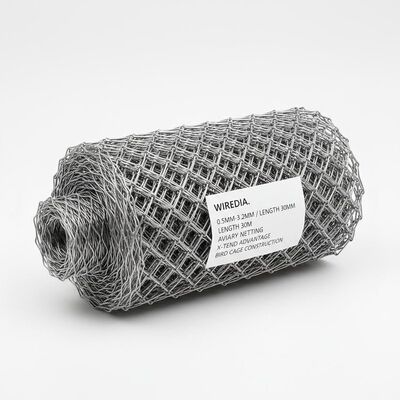 Wirediameter 0.5mm To 3.2mm Aviary Wire Netting Roll Length 30m Featuring X-tend Advantage Ideal for Bird Cage Construction