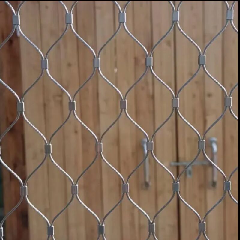 304 Stainless Steel Cable Fence  Mesh For  Fall Protection Bird Drone Zoo Animal Cage
