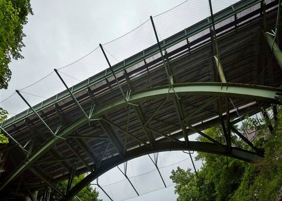 Ferrule плетения моста гибкой сетки стальной веревочки балюстрады 25x25 нержавеющий привязывает 3,0 Mm