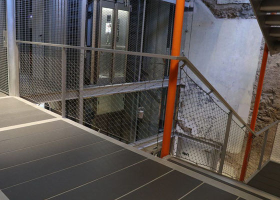 Сетка из кабеля из нержавеющей стали 50x50 мм SUS 304 316 Антикоррозионная