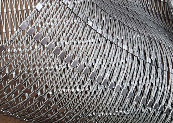 провод SS 2.0Mm x клонит сетка кабеля с Ferrule не ржавея для защитного