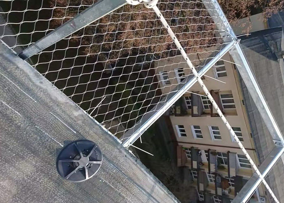 Сетка веревочки провода нержавеющей стали SUS 316 ограждая доказательство погоды 2.0mm