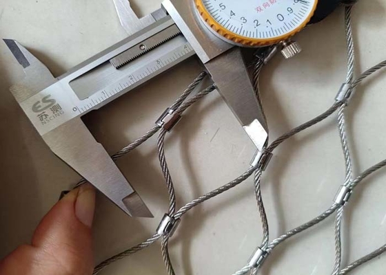 Коррозионностойкая сетка веревочки AISI316 с ferrule как плетение безопасностью