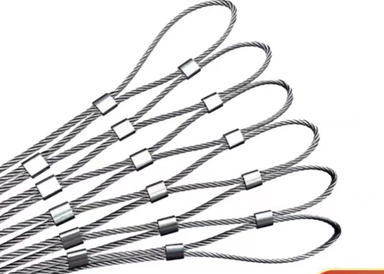 Сетка веревочки провода нержавеющей стали Ferrule не ржавея 30*30mm для балюстрады или прокладывать рельсы