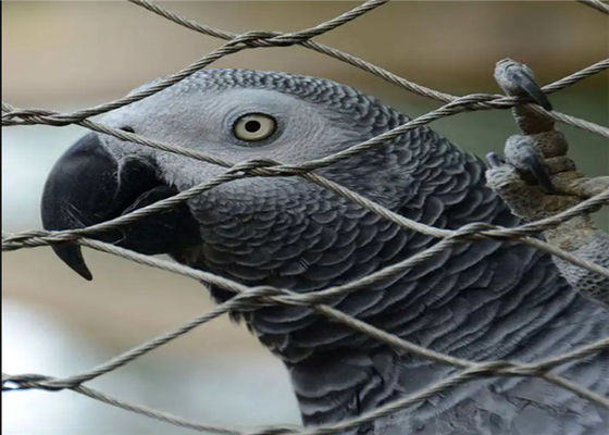 Полированная поверхность зоопарка проволока сетка с 60 градусов алмазной сетки и нержавеющей стали проволока