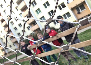 Сеть сетки веревочки провода АИСИ 316, гибкая сетка кабеля нержавеющей стали для балкона