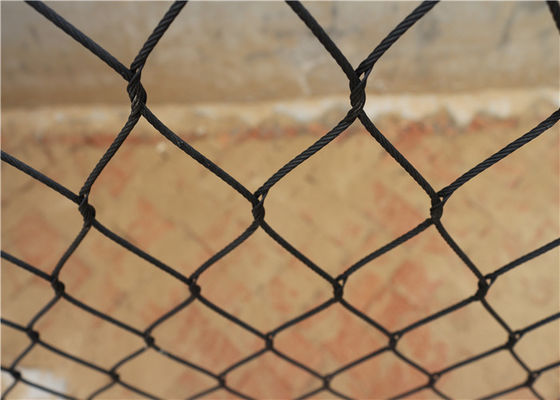 Анти- УЛЬТРАФИОЛЕТОВАЯ веревочка провода окиси черноты Ферруле, сплетенный одобренный КЭ сетки зоопарка веревочки провода