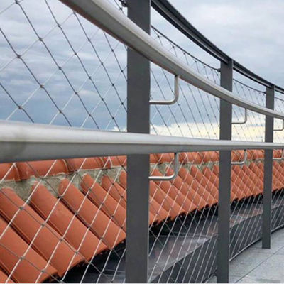 Stainless Steel Wire Rope Balustrade Net Railing Protective Rope Mesh