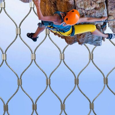 Защитная сетка для балюстрады из нержавеющей стали с заполнением X-типа для поручней и перил