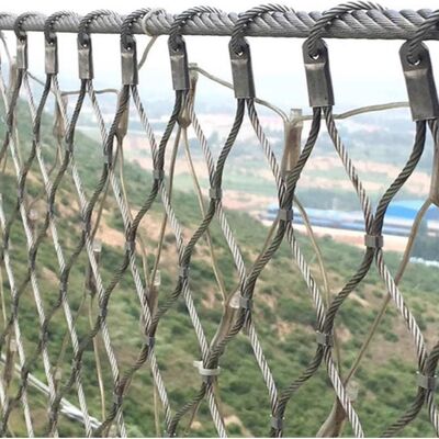 Диамантовая сетка из кабеля из нержавеющей стали для защиты безопасности моста