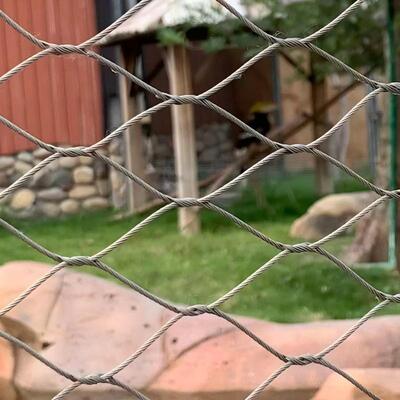 Гибкая сетка из нержавеющей стали для ограждения клетки зоопарка