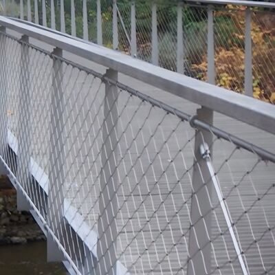 Диамант нержавеющая сталь кабельной решетки для безопасности моста