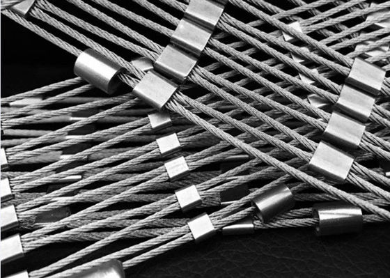 Взбираясь чистый диамант формирует сетку веревочки 316 Ферруле