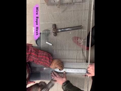 Канатная сетка в опрессованных втулках