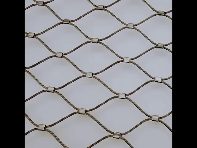 сетка веревочки Ferrule сетки зоопарка нержавеющей стали 2.5Mm не ржавея ориентированная на заказчика