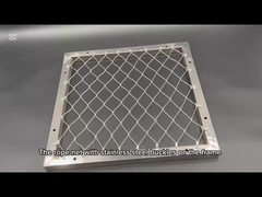 Как выглядит тросовая сетка из нержавейки для лестницы