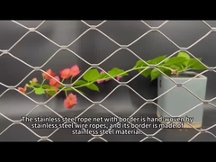 Как выглядит сетка из троса из нержавеющей стали