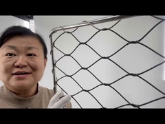 Тканое полотно 2 мм для вольеров, проволочная сетка из нержавеющей стали, веревочная сетка для птиц, ограждение для зоопарка