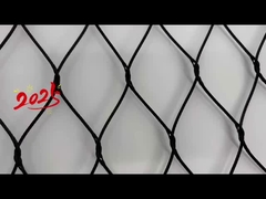 Канатная проволочная сетка из нержавеющей стали с феррулами для защитной сетки