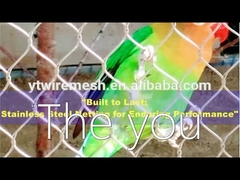 Сеть веревочки провода нержавеющей стали