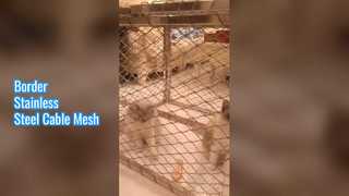 Пограничная кабельная сетка из нержавеющей стали