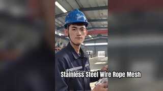 tainless Steel Wire Rope Fall Protection Net